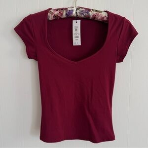 Garage Deep Red Short Sleeve Tee